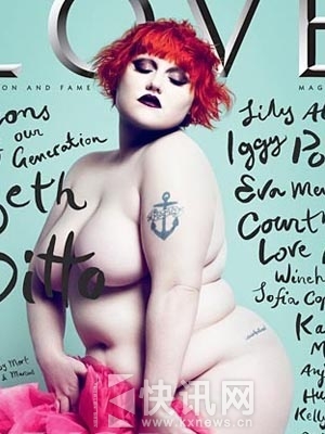 胖模走红引关注 肉肉的御姐范儿引领时尚新风潮【组图】