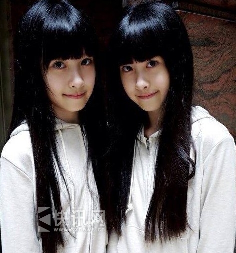 台湾萝莉双胞胎姐妹花长大了 清纯可爱人人点赞