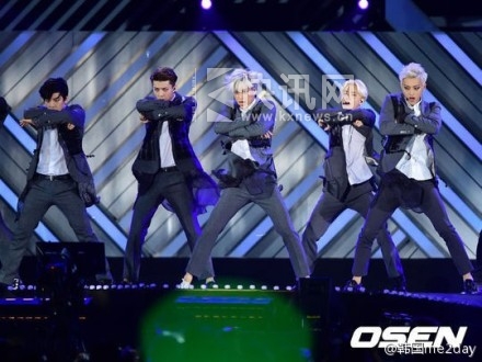 ����2014�����ݳ���EXO������¹������������������ֿ(ͼ)