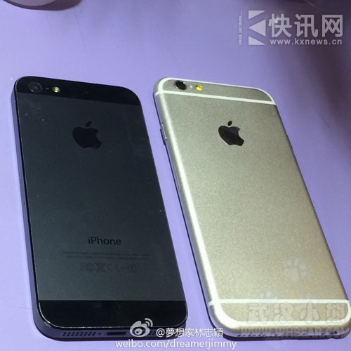 林志颖晒iPhone6:5.5英寸屏 配指纹识别功能