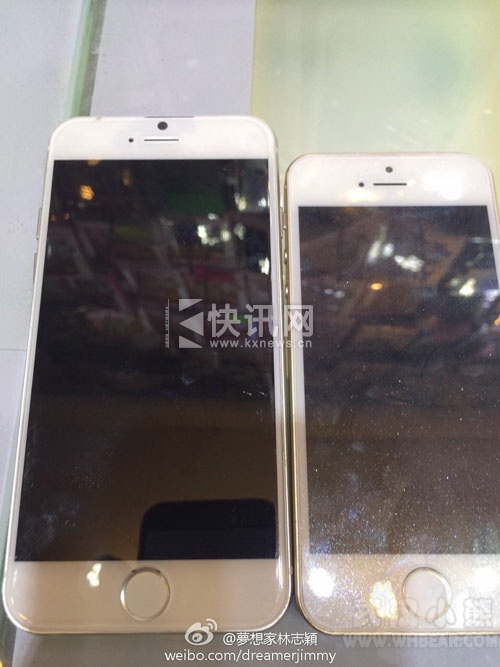 林志颖晒iPhone6:5.5英寸屏 配指纹识别功能