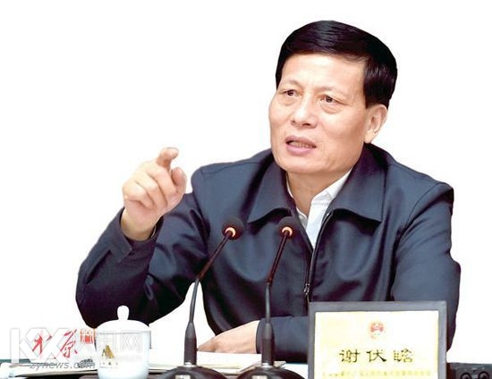 河南省省长谢伏瞻 河南省省长谢伏瞻