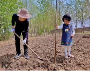 “疫”场特殊的春种 ——新沂市高流镇黑沙墩幼儿园春种新闻报道